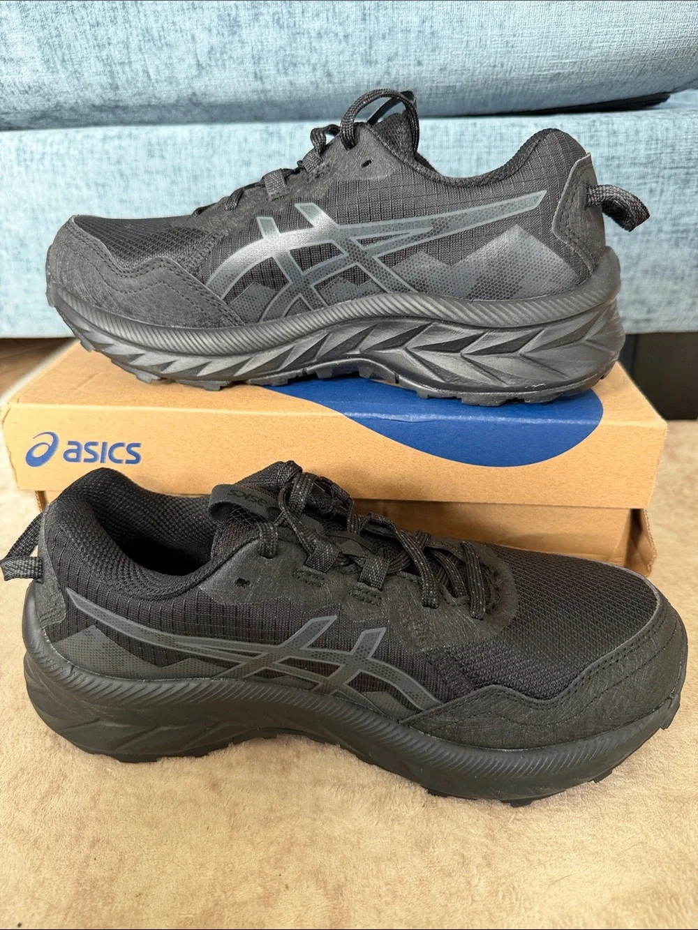 Asics Women's Gel-Venture 10 Black Running Shoes 6.5W - Picture 2 of 8